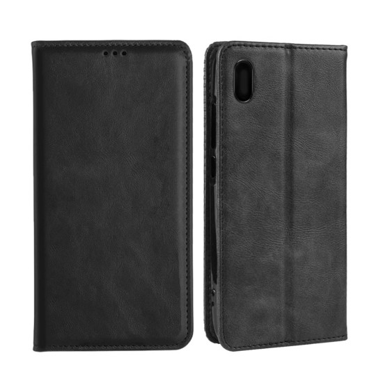 Capa de Couro com Bolso Interno para Xiaomi Redmi 7a Preto